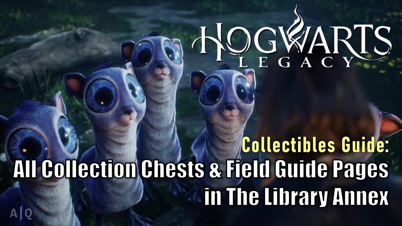 Hogwarts Legacy: Collectibles Guide - All Collection Chests & Field Guide Pages in The Library Annex