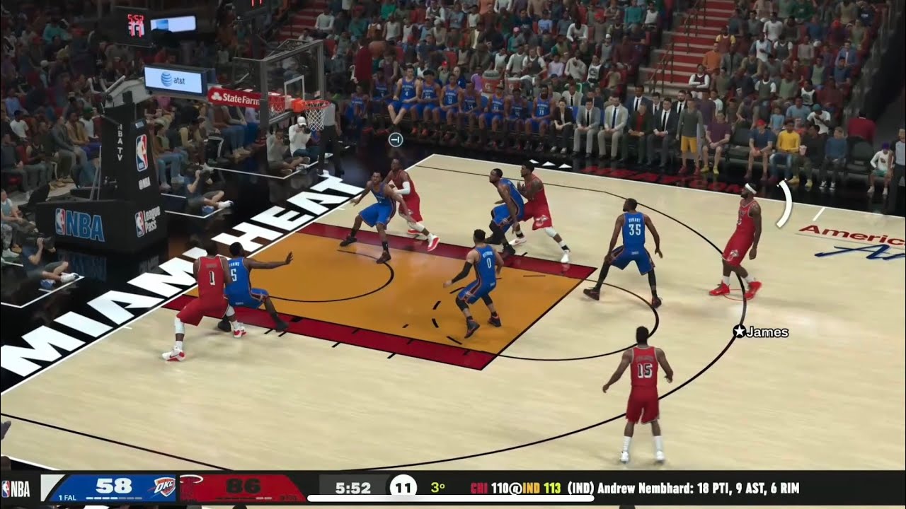 NBA 2K26 - Lebron James 2011 Highlights- Miami Heat Vs Oklahoma City Thunder