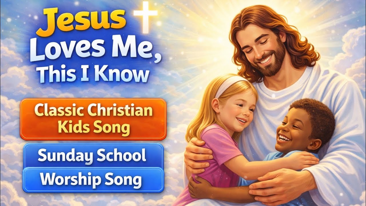 Jesus Loves Me, This I Know | Classic Christian Kids Song | Bible Song for Children