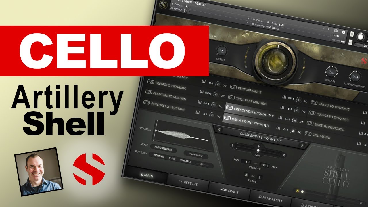Artillery Shell Cello from Soundiron and Dust Bowl Guitars