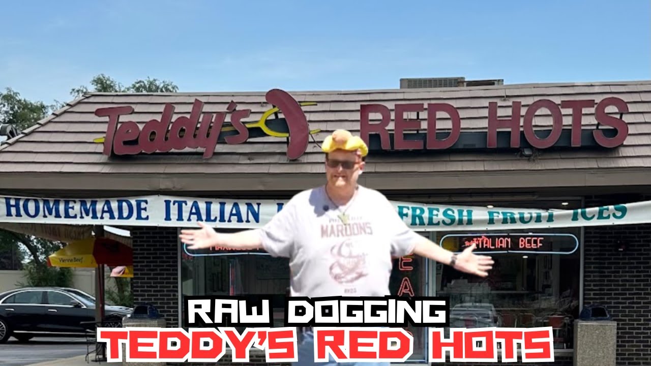 Raw Dogging в ресторане Teddy's Red Hots в Дариене, штат Иллинойс