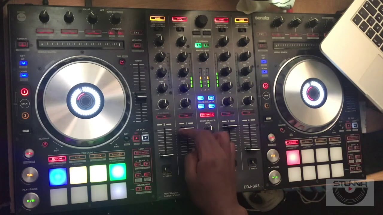 Routine on pioneer ddj sx3 by Dj Stunna