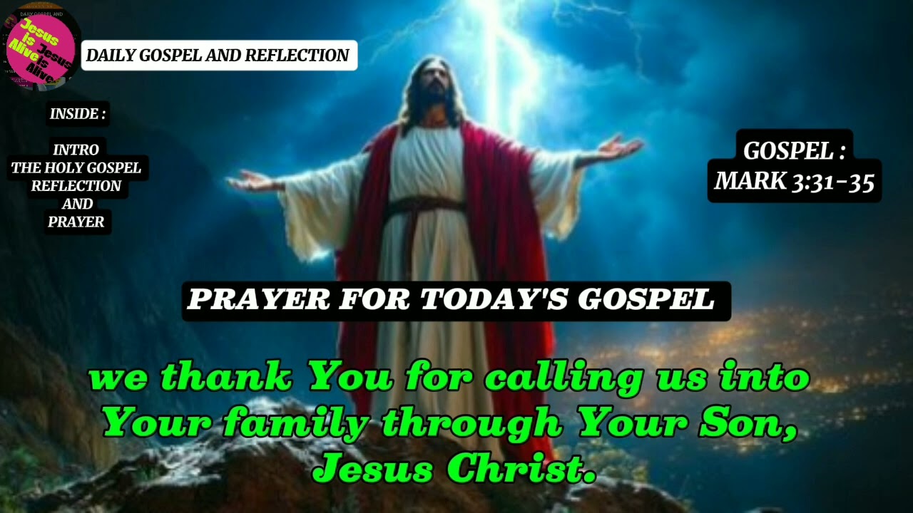 this Gospel invites us to live as God’s children through faith, obedience, and love for one another.