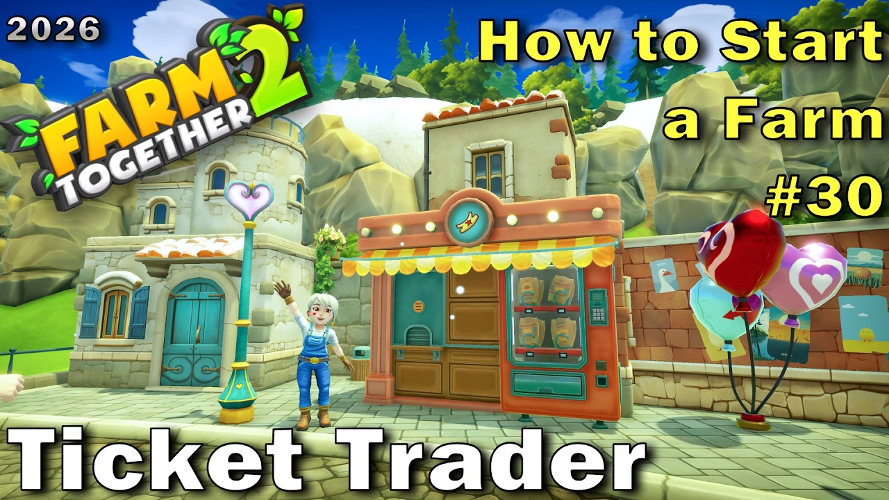 Farm Together 2 - Ticket Trader and Train (How to Start a Farm 30)