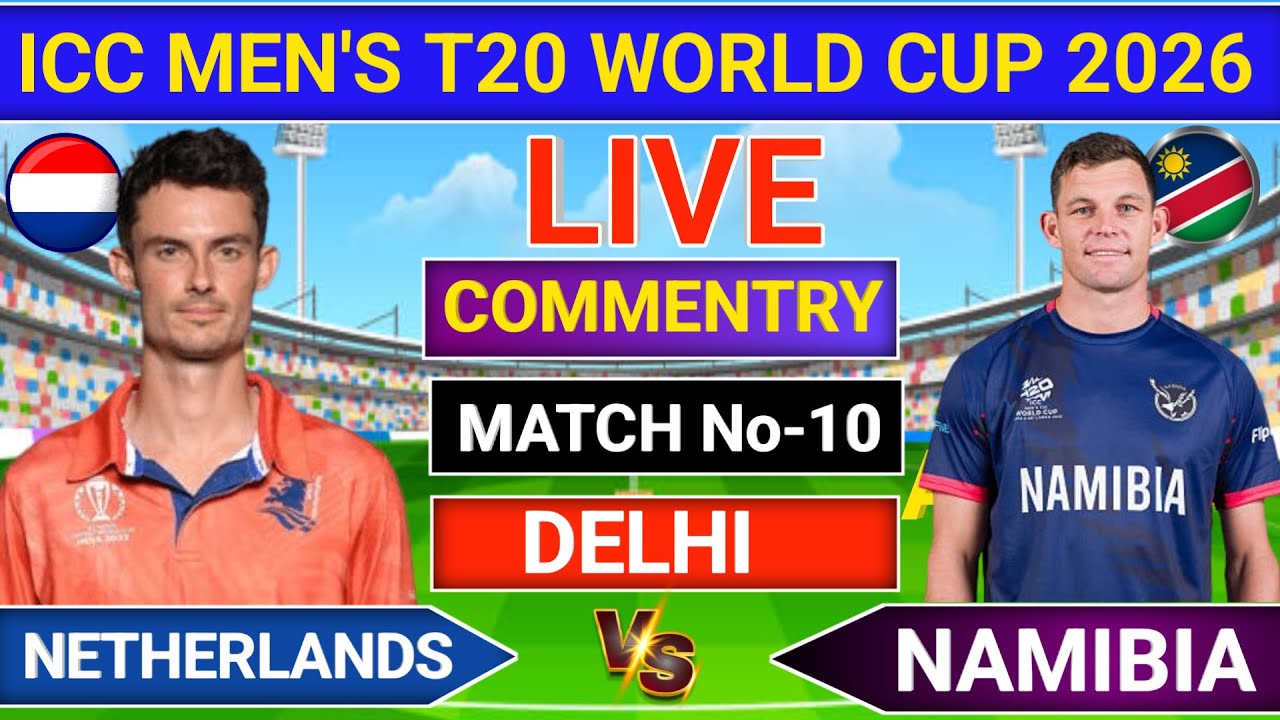 🛑 Live - Netherlands vs Namibia T20 world cup Match-10 | Live score & commentry | NED vs NAM live