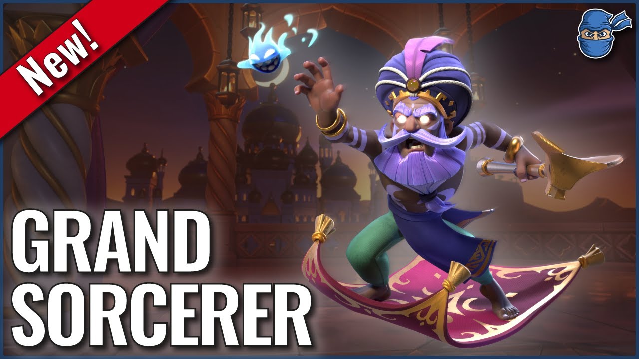 New Grand Sorcerer Hero Skin - January 2026 | Clash of Clans
