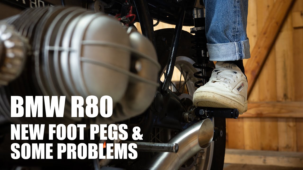 BMW R80 New Foot Pegs | Raw Build #3