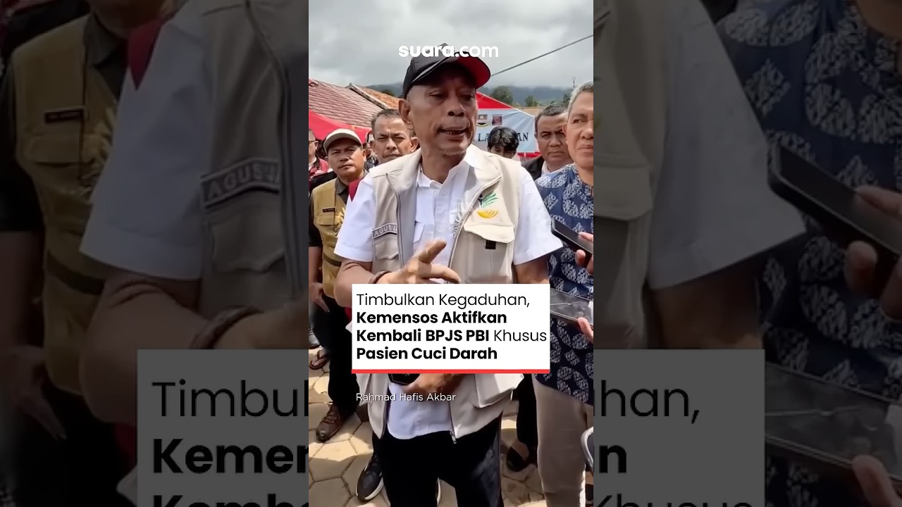 Timbulkan Kegaduhan, Kemensos Aktifkan Kembali BPJS PBI Khusus Pasien Cuci Darah