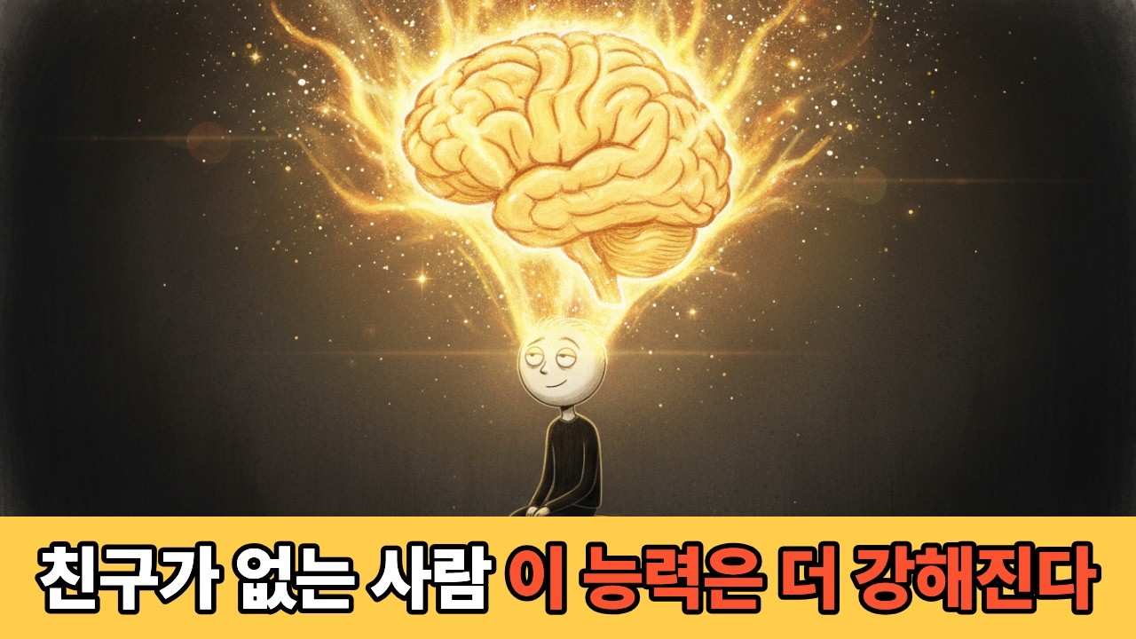 “친구 없는 사람이 더 강한 이유”