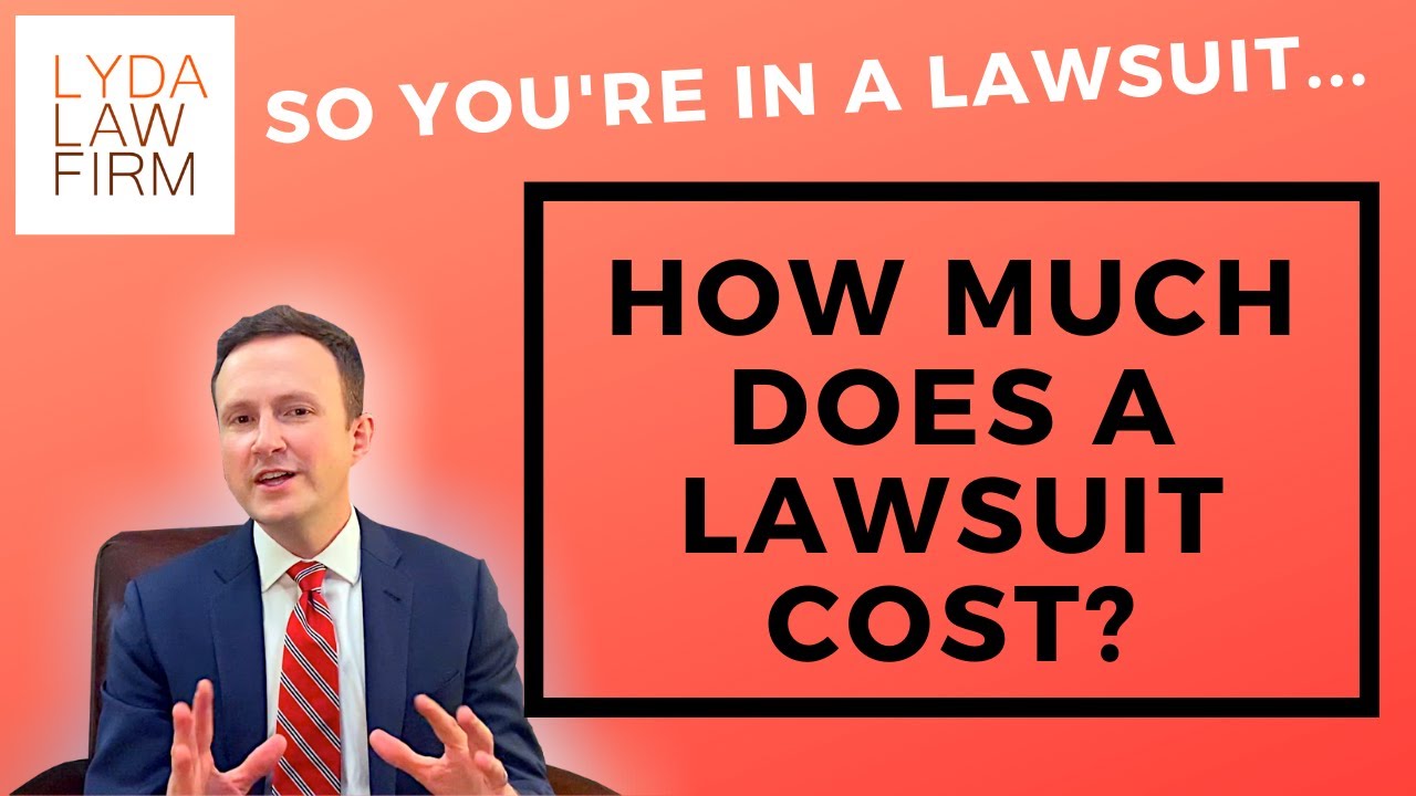 How Much Does it Cost to Sue Someone? [Answered]