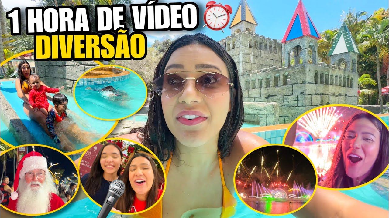 1 HORA DE VÍDEO NO MEU FINAL DE SEMANA! *VIAGEM + PISCINA + FOGOS* 😱🎆