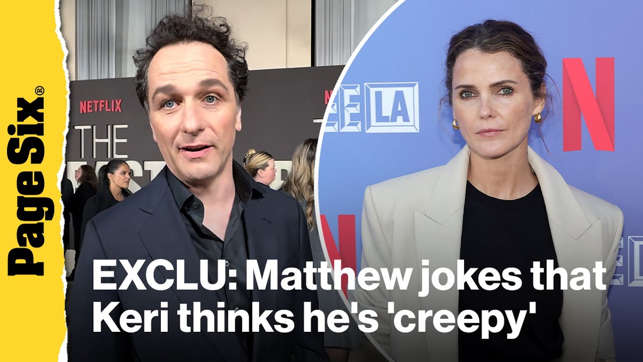 'The Beast in Me' premiere: Matthew Rhys jokes that Keri Russell thinks he's 'creepy'