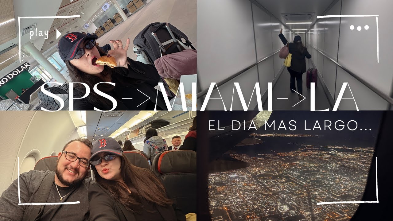 Salimos del aeropuerto de SPS a LAX✈️🎀