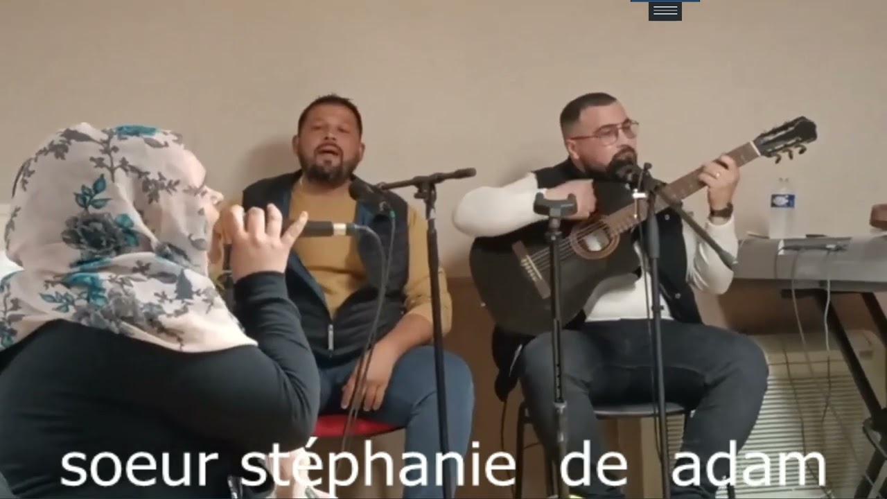 sœur  Stéphanie de Adam a  l'église  d'Avignon