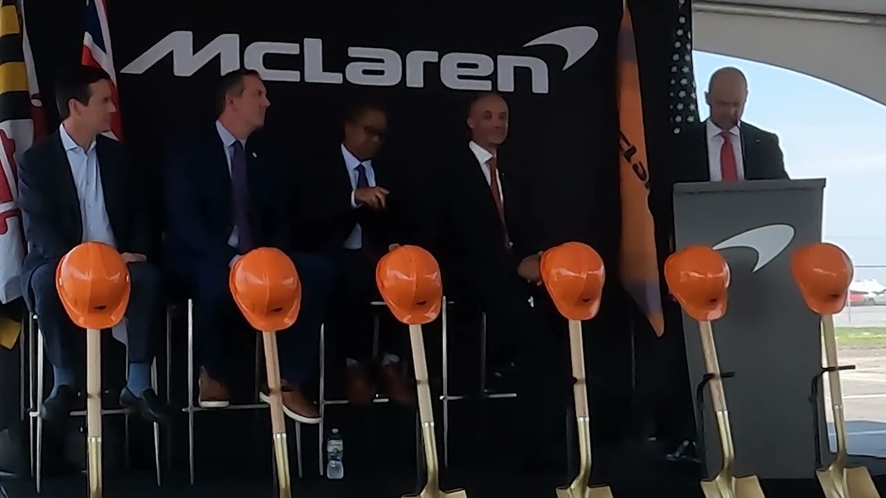 McLaren Maryland Vehicle Prep Center Groundbreaking Sparrows Point Baltimore