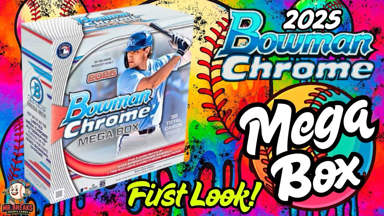 2025 Bowman Chrome Mega Box! [First Look!] 