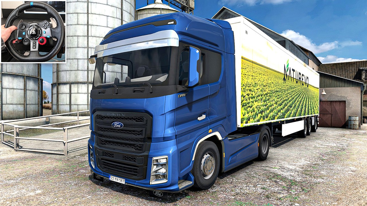 Ford F-Max | Delivering Beans in ETS 2 | POV Driving Steering Wheel Gameplay