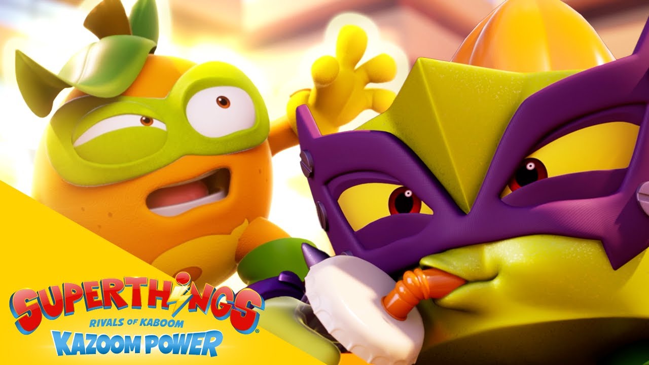 Super C vs Jack the Juicer 💥 SUPERTHINGS KAZOOM POWER 💥 | #Kreskówkidladzieci #tv | @CartoonitoPL