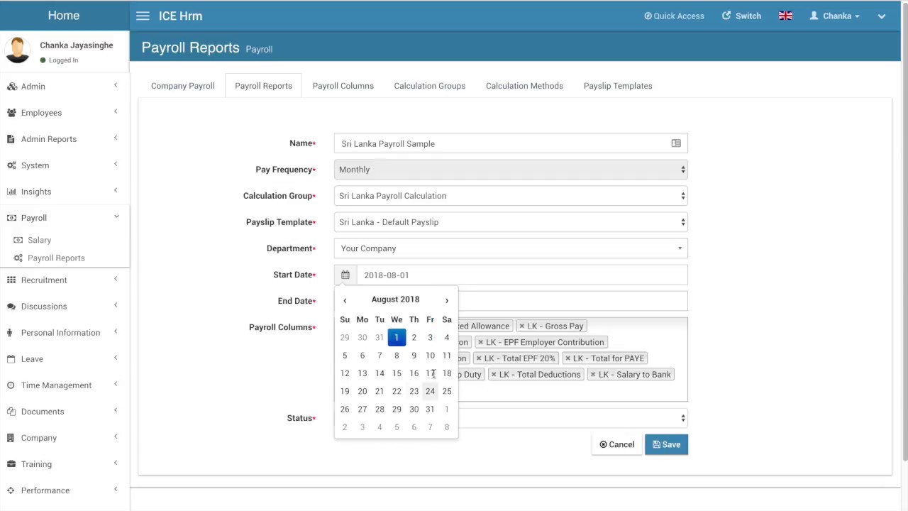 How to Setup IceHrm Payroll for Sri Lanka