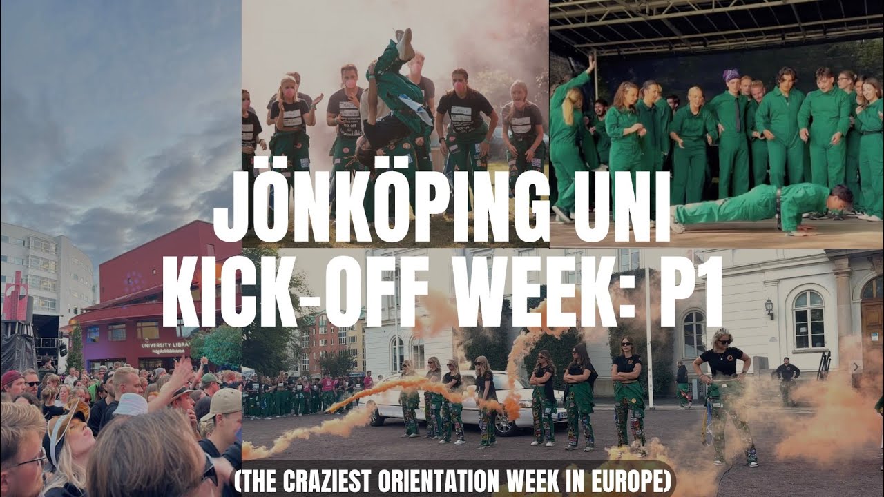 Sweden's CRAZIEST Orientation Week!  J&ouml;nk&ouml;ping University Kickoff (Part 1)