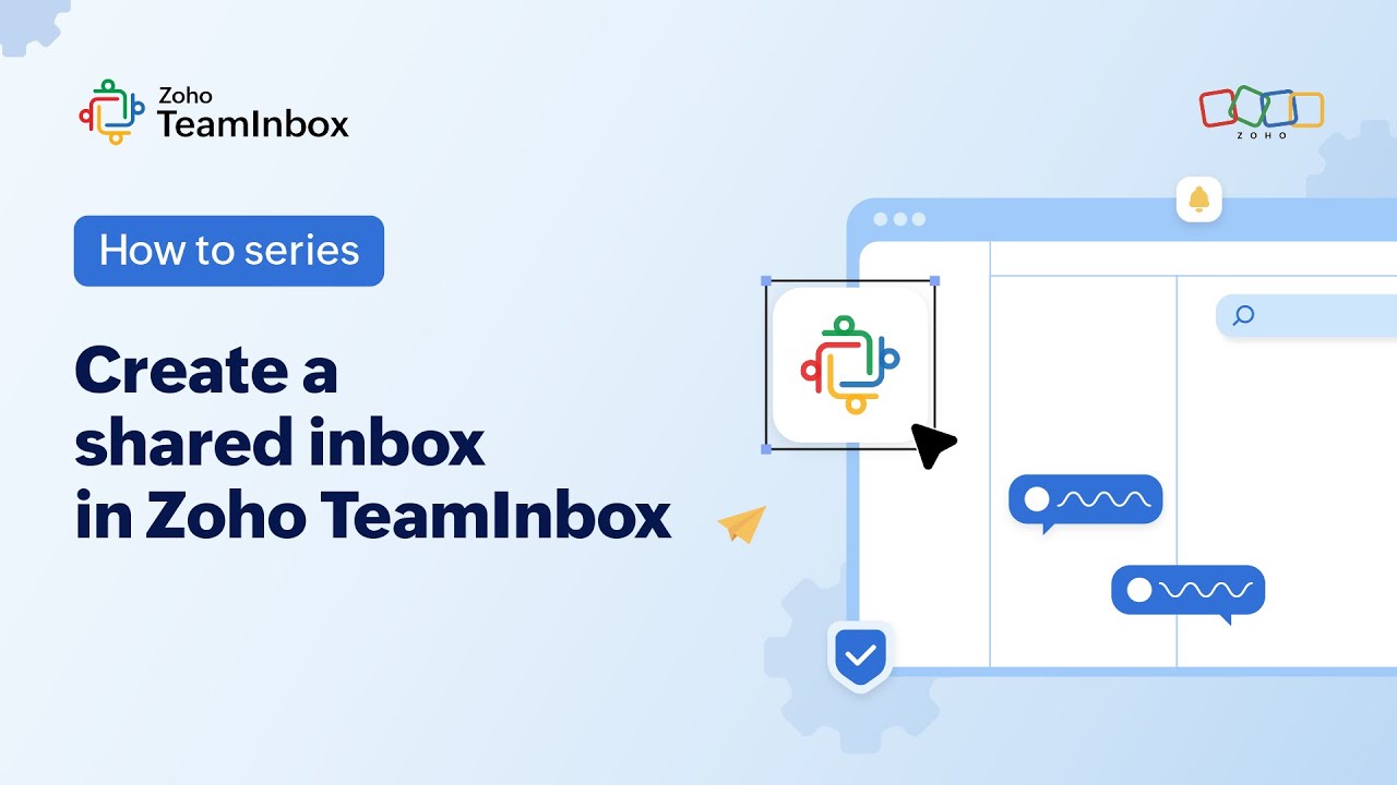 Create a shared inbox in Zoho TeamInbox