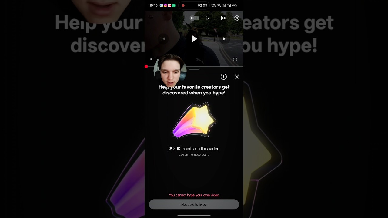 How To use the NEW "Hype" feature on YouTube 