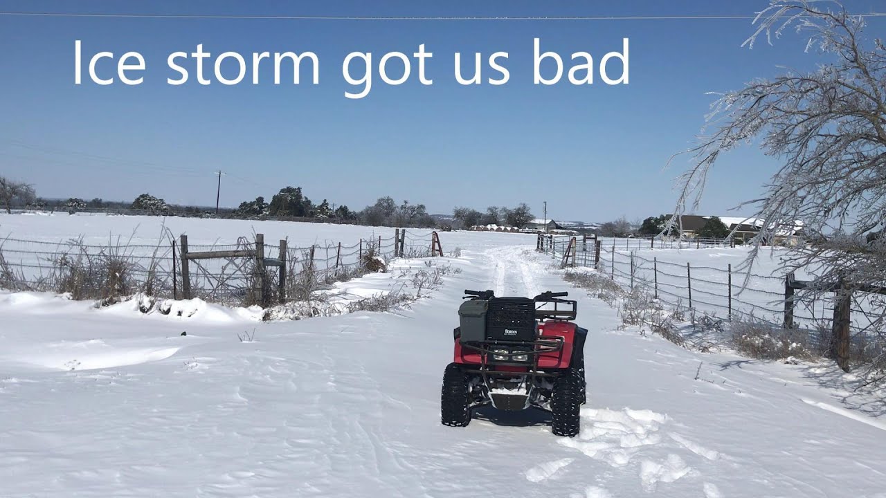 Texas ice storm: no water, power or cell phones.
