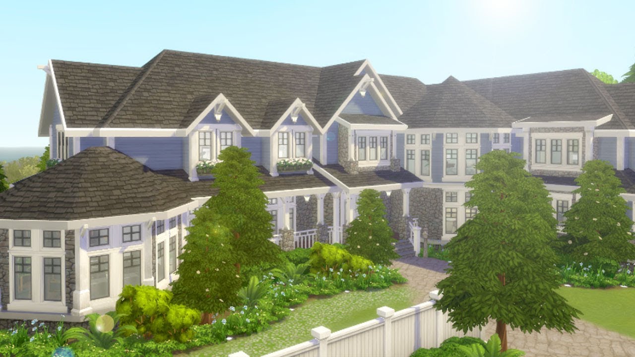 LAKEVIEW MANSION // The Sims 4: Speed Build