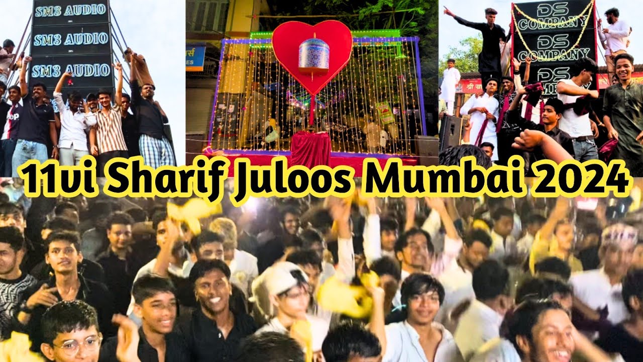 Eid e Gausiya juloos।Worli Lotus Mariamma Nagar Jijamata Juloos।11vi Sharif juloos 😎