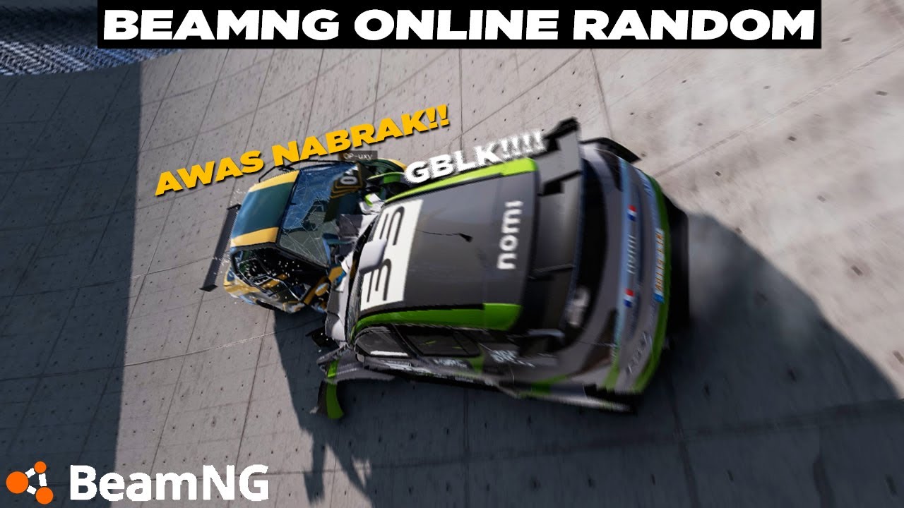 Video Untuk Orang Gabut & yg Lagi Rebahan 😅😅 BeamNG Drive Gameplay