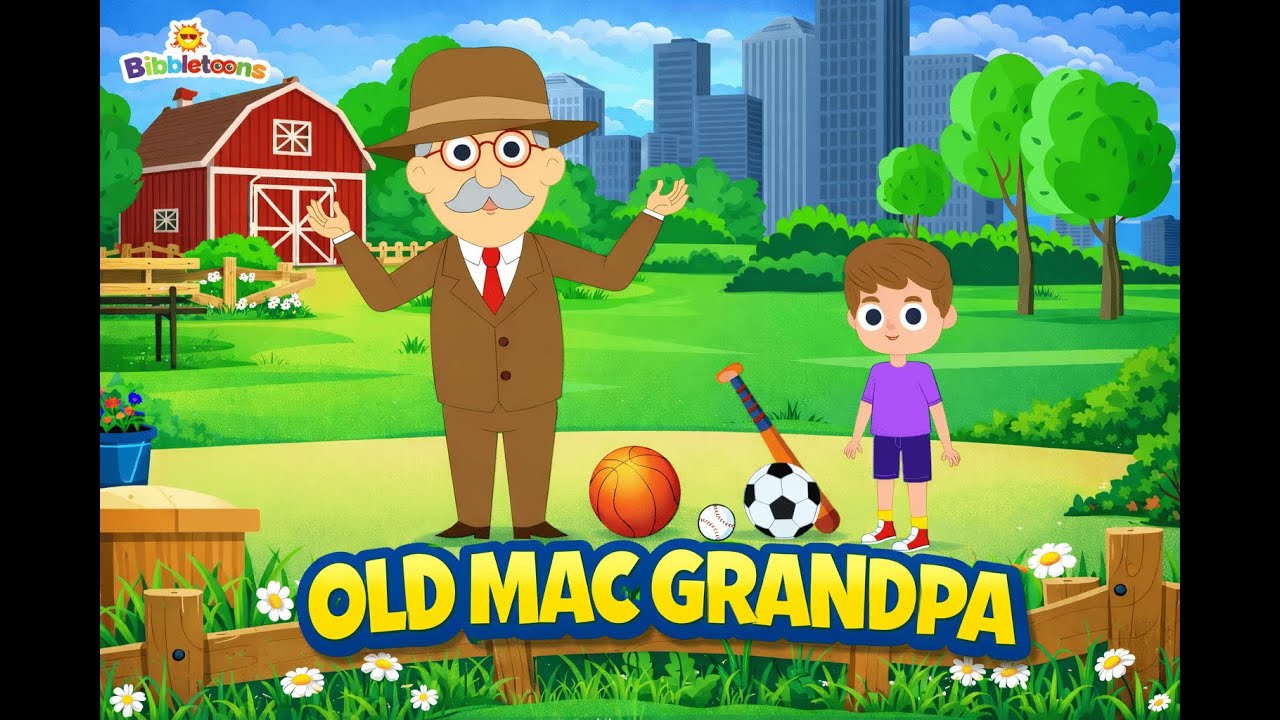 Old Mac Grandpa had a Playground👴🎶 | Sing Along Kids Song #NurseryRhymes #KidsMusic #SingAlong