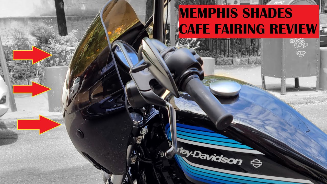 Обзор обтекателя Memphis Shades Cafe Fairing для Harley Sportster Iron 1200