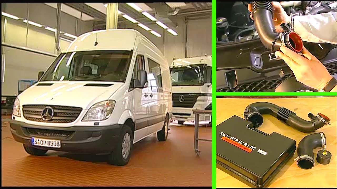 Mercedes-Benz Sprinter: Ladeluftsystem auf Dichtheit prüfen