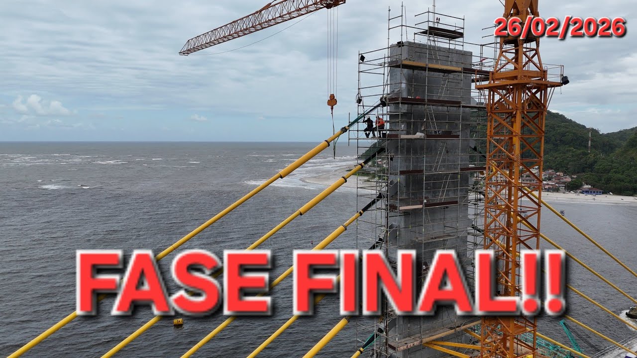 Atualizando as Obras da Ponte de Guaratuba - PR