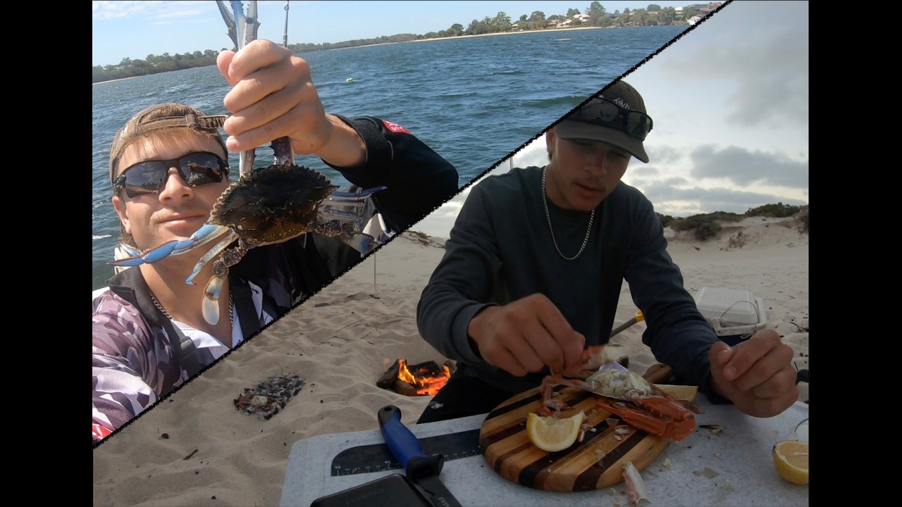 Blue Swimmer Crab Catch and Cook