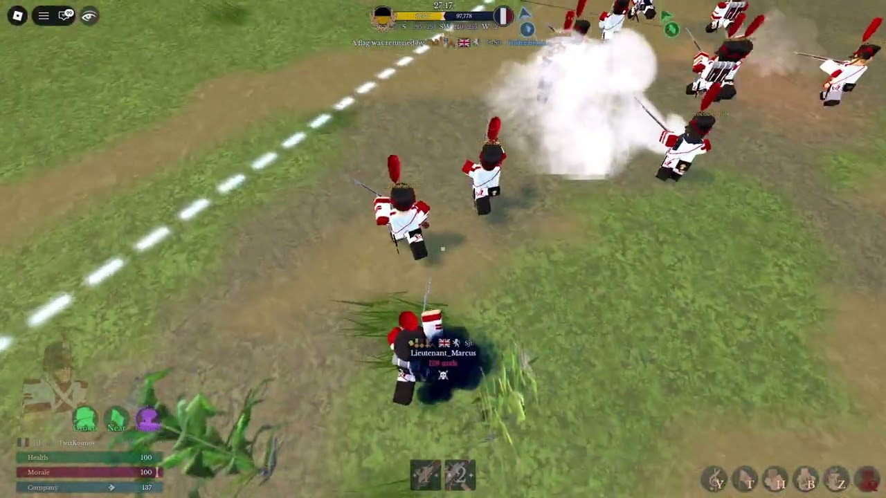 Roblox Napoleonic Wars I Saxony vs Alte, MLG, 88th
