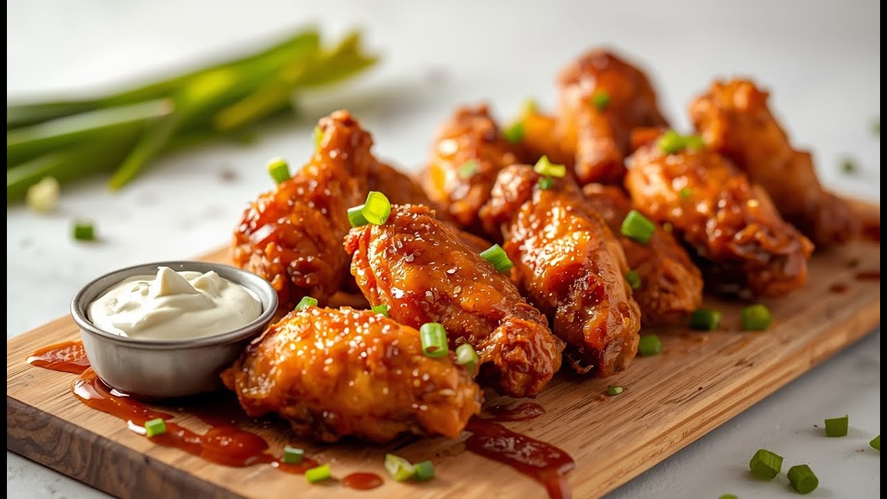 Crispy Chicken Wings Recipe  Restaurant Style Spicy Wings