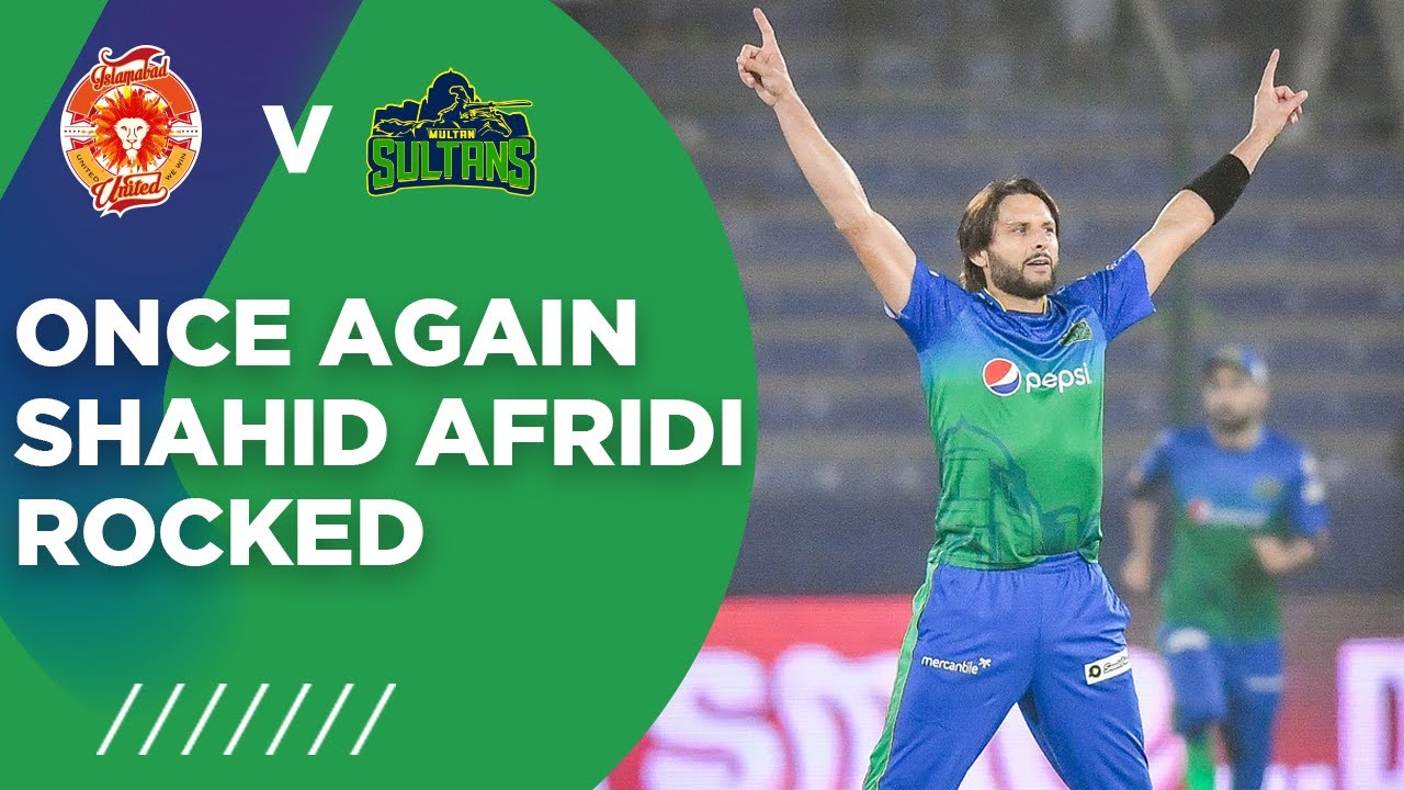 PSL2021 | Once Again Shahid Afridi Rocked | Islamabad United vs Multan Sultans | Match 3 | MG2T