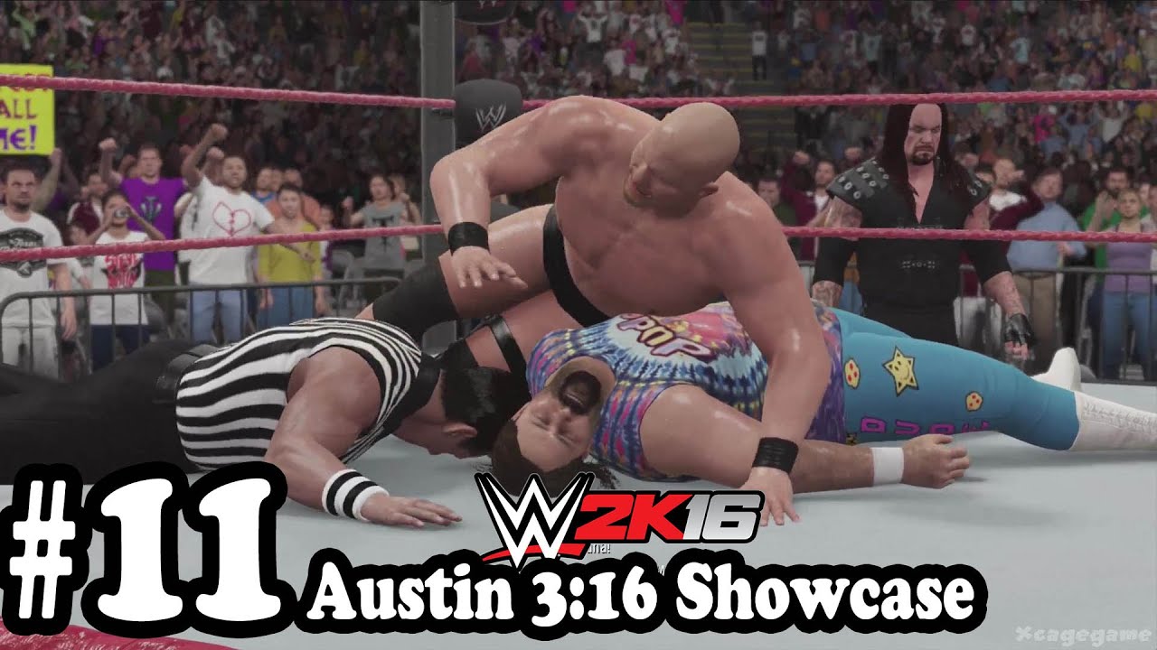 WWE 2K16 - 2K Showcase Austin 3:16 Gameplay Walkthrough Part 11  - Austin vs Dude Love [ 60fps HD ]