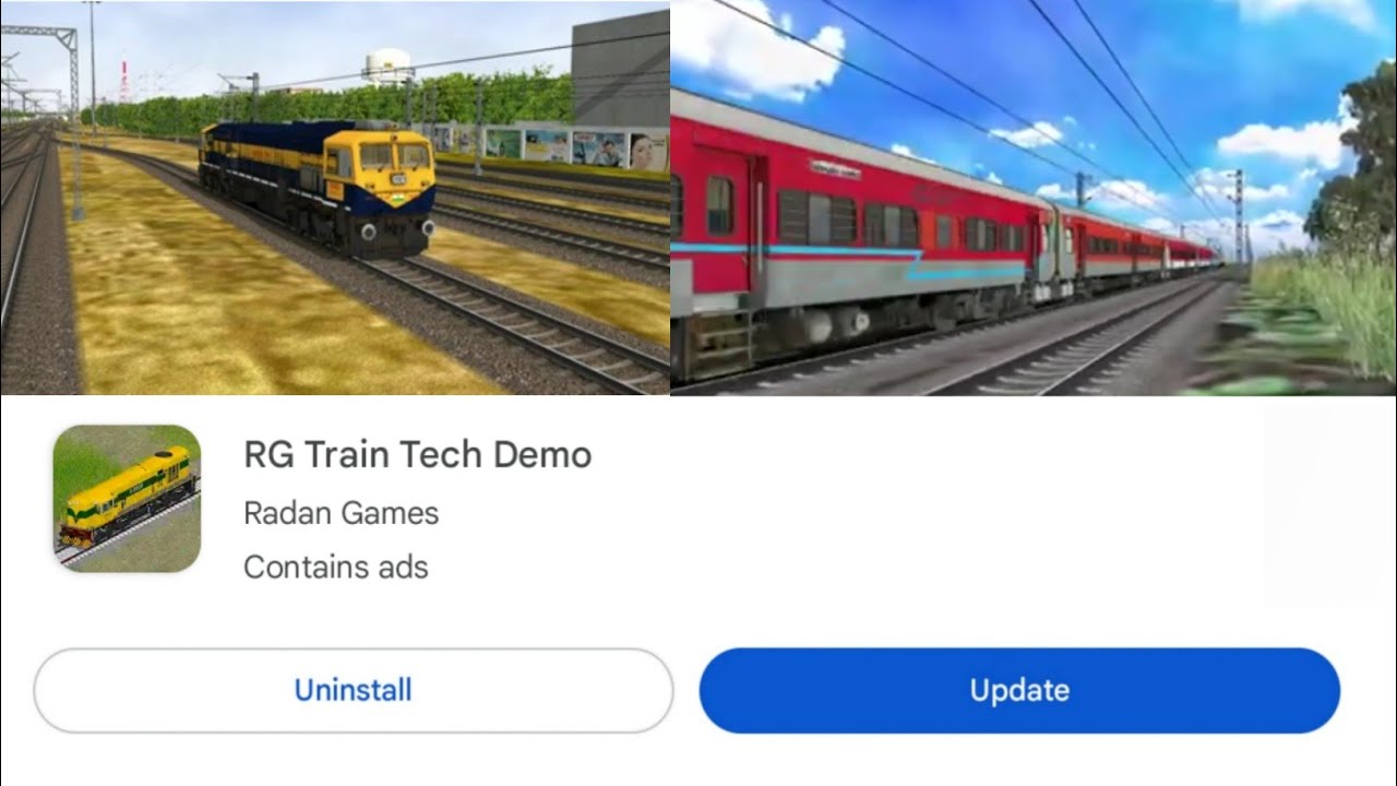 RG Train Tech Demo Game की नई Update कब आएगी? 🚆 Developer Busy! पूरी जानकारी यहाँ जानिए 🔥
