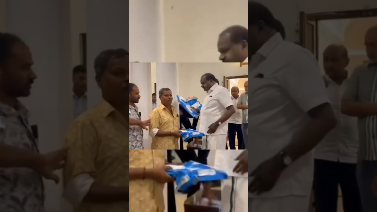 Humble Politician Kumaranna❤️ #hdkumaraswamy #jds #bjpkarnataka #kannadareels #kannadashorts