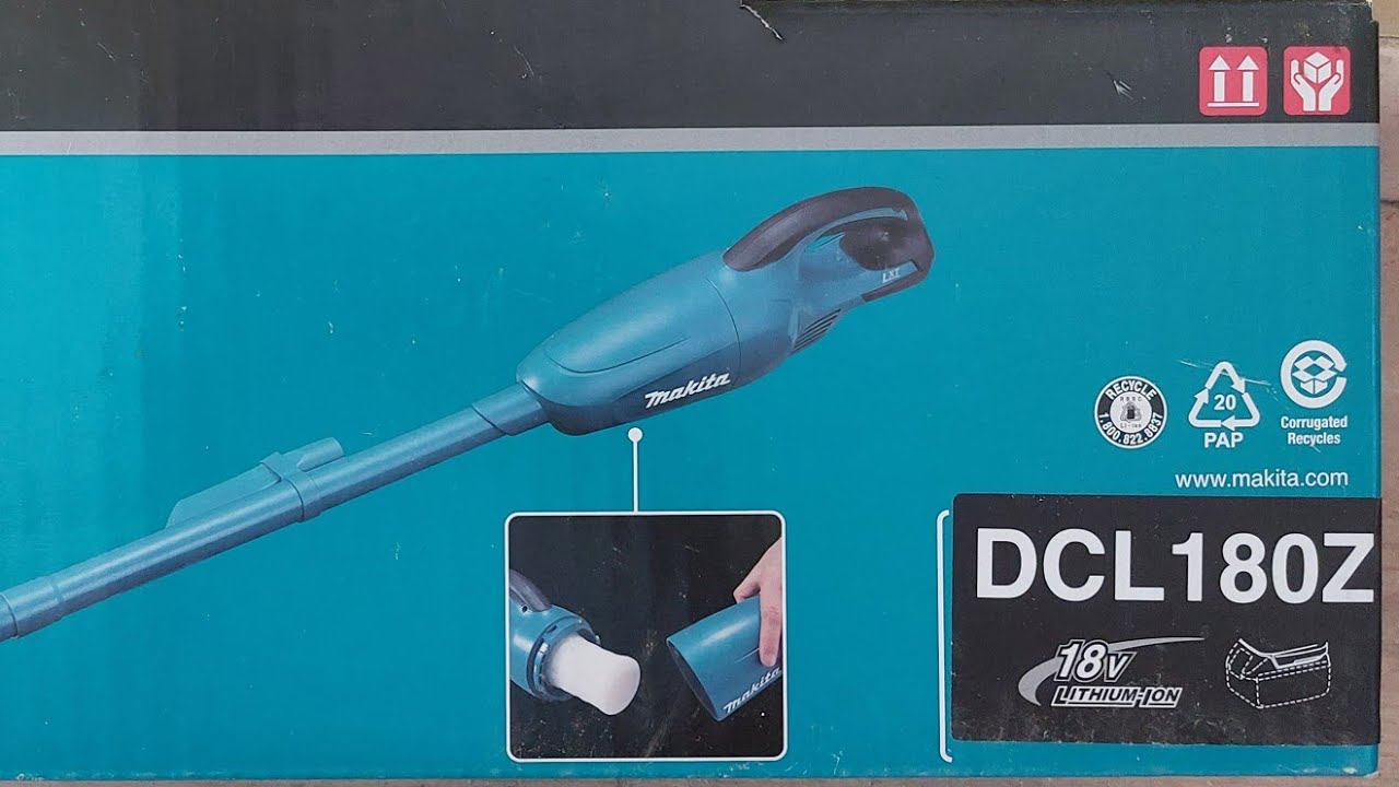 Makita DCL180Z 18v LXT cordless vacuum cleaner review