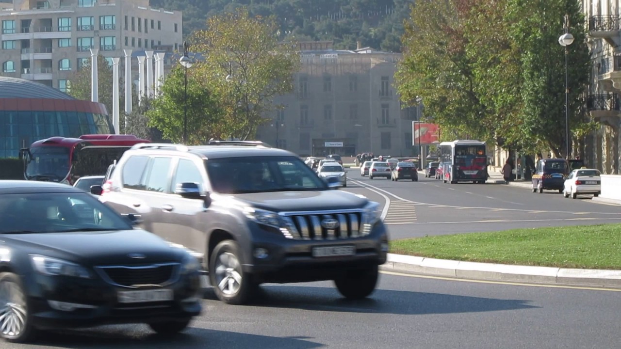 Azneft rotary traffic/Azneft dairə/Круг Азнефти (2)