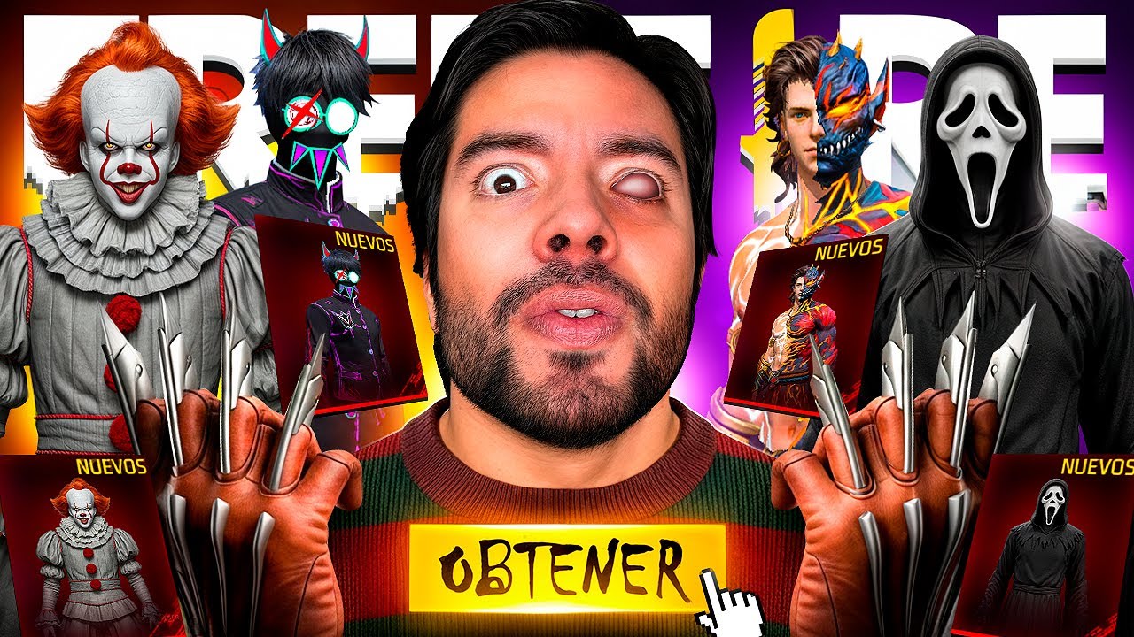 HALLOWEN EN FREE FIRE  DESVELADA GAMER! - AntronixxG