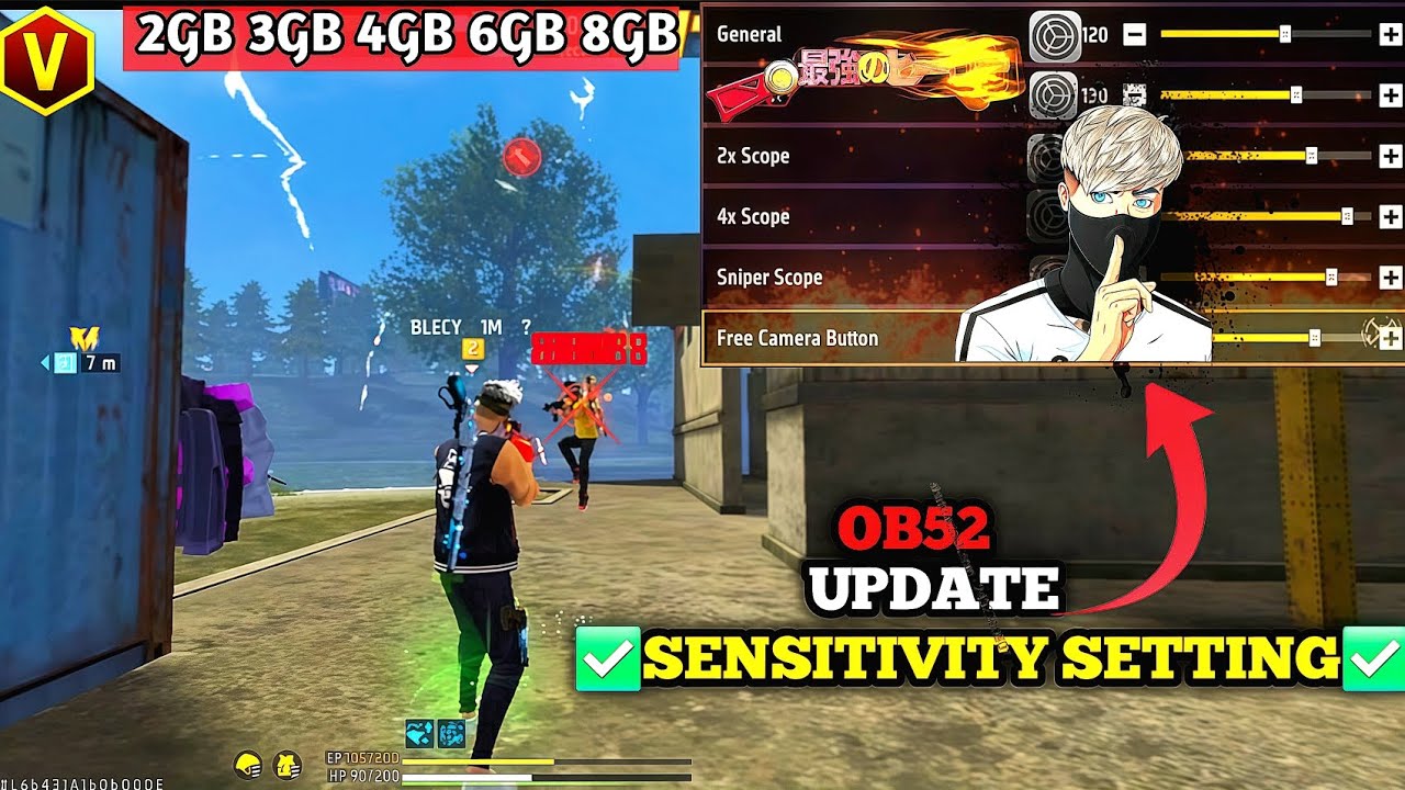 Free Fire Max Auto Headshot Trick 2025 Sensitivity | 2gb, 4gb, 6gb Ram Headshot Sensitivity Setting