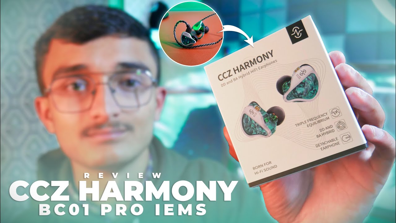 This Looks So Beautiful! CCZ Harmony BC01 Pro Hybrid Iems Review! [HINDI]