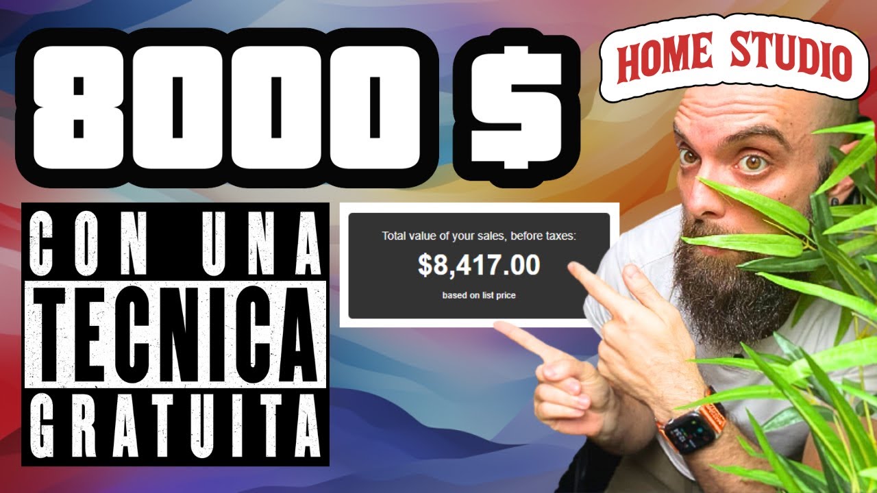 8000 dollari guadagnati in home studio, con questa tecnica gratuita