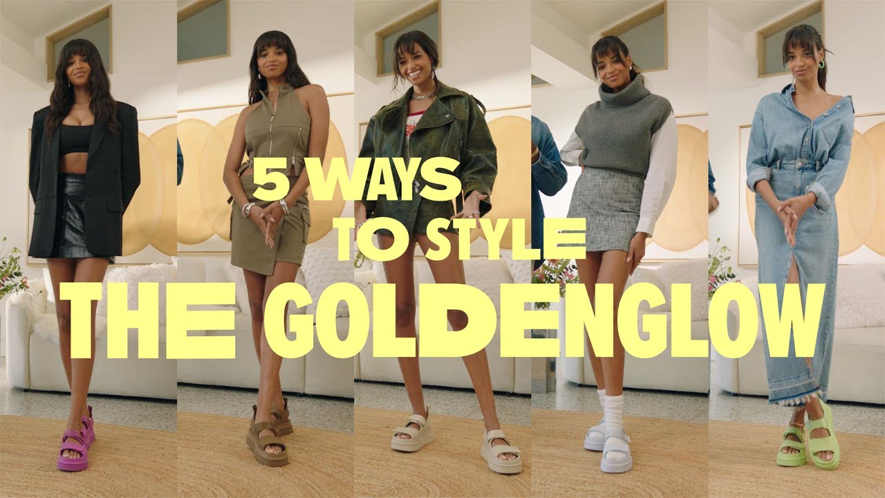 Five Ways to Style the GoldenGlow&nbsp;Sandal by UGG with Jason Bolden and Ella Balinska