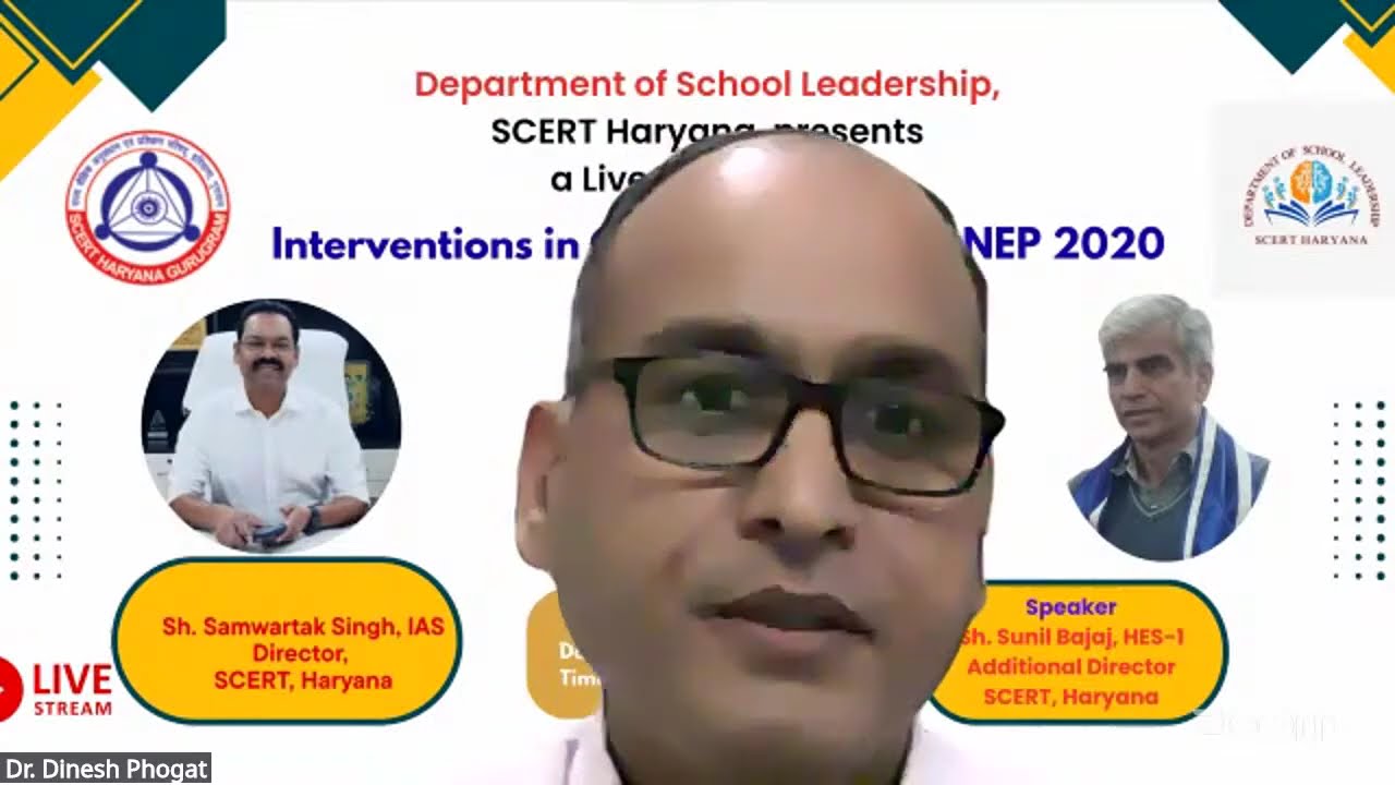Live Webinar on Interventions in Class Room as per NEP 2020.