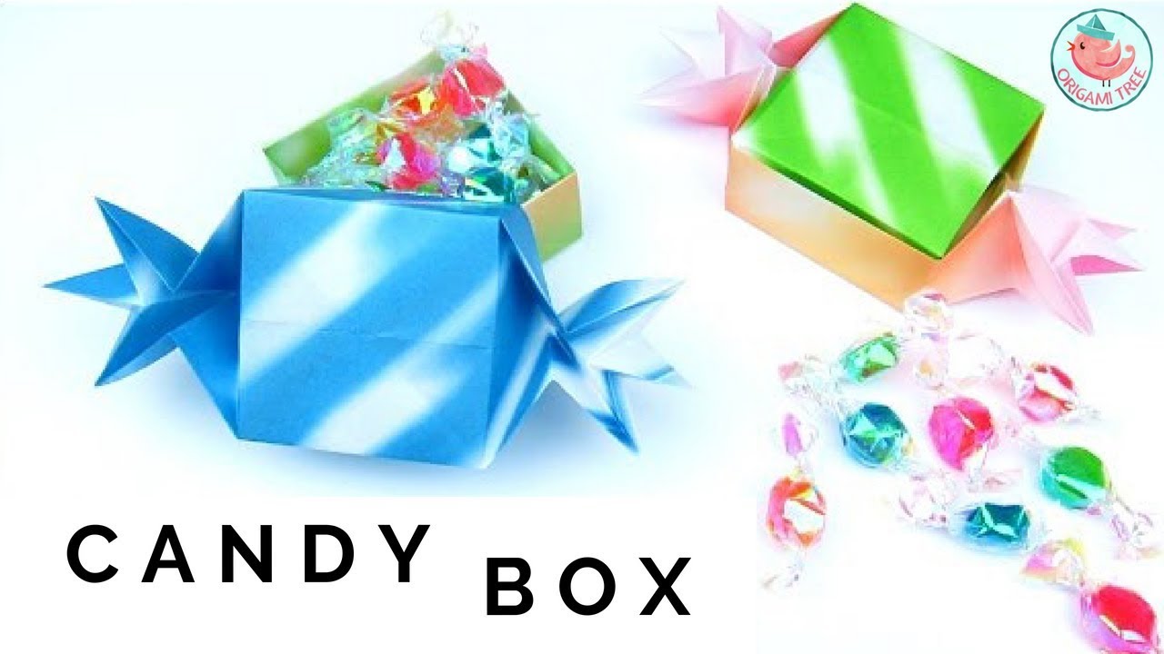 Origami Candy Box Tutorial - How to Fold Origami Candy Paper Box